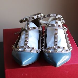 Valentino Garavani Rockstud Ballet Flat sz 41.5